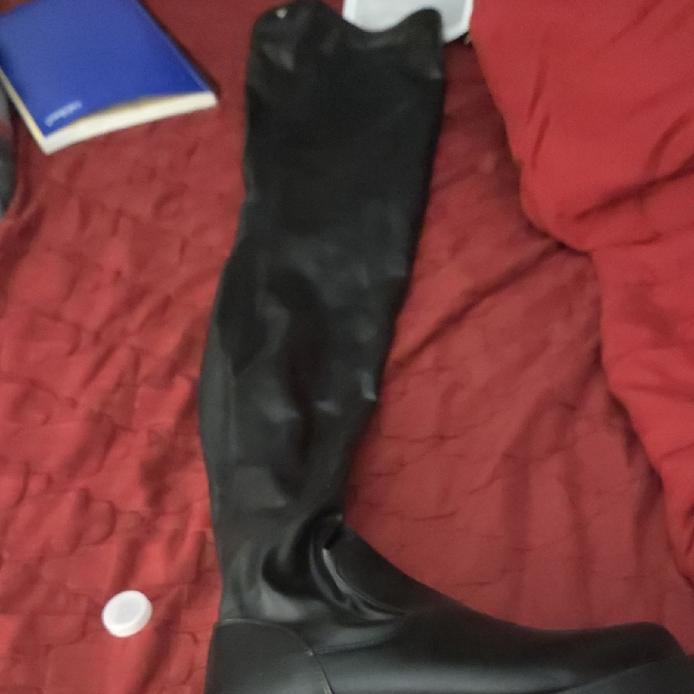 Black Knee-High Boots
